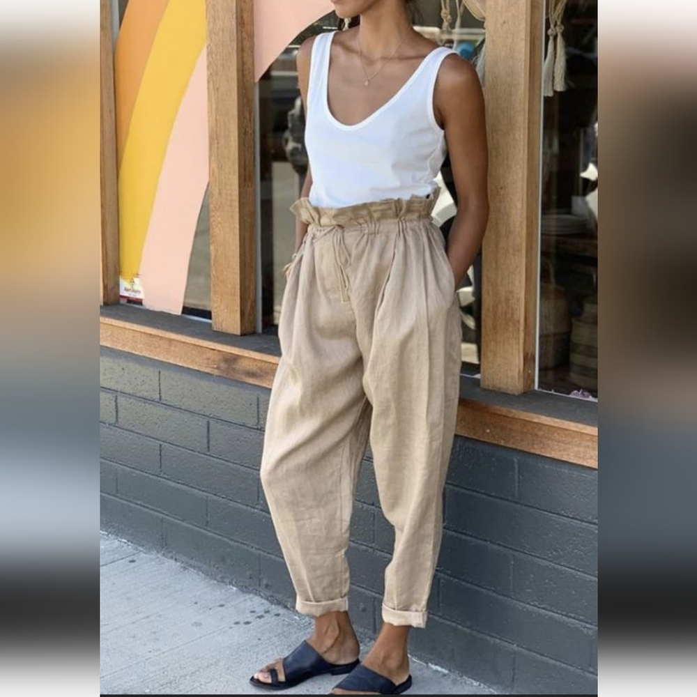 Lilya Brooklyn Linen Pants